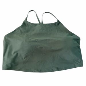 Old Navy Light Support PowerSoft Sports Bra Olive Green 3X - PTP 22”